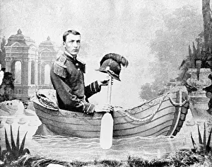 Bandsman: Young Warren Harding in his uniform as a Bandsman