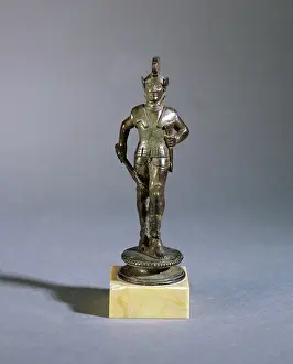 Etruria: Young warrior with a helmet