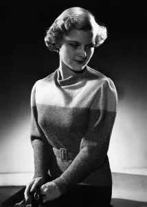 Knitted: A young woman, 1937