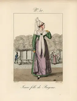 Florilegius Collection: Young woman of Bayeux A novel method of making