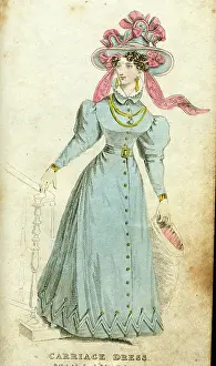 Ribbons: Young woman in a carriage dress