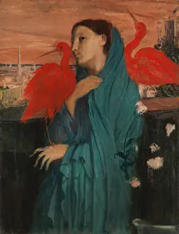 Scape: Young Woman with Ibis, by Degas