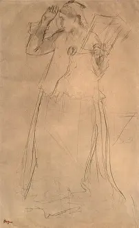 Degas: A Young Woman Singing, by Degas