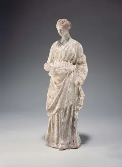 Libation: Young woman standing
