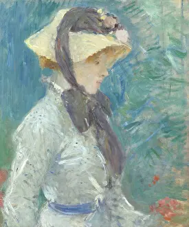 Morisot: Young Woman with a Straw Hat