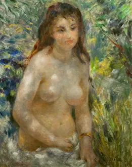 Etude: Young woman in the sun