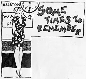 Euston: Young woman waiting at Euston