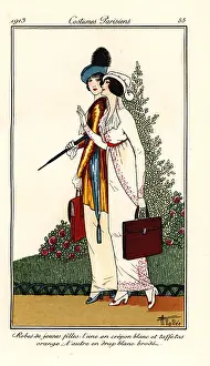 Damask: Young women's dresses, 1913