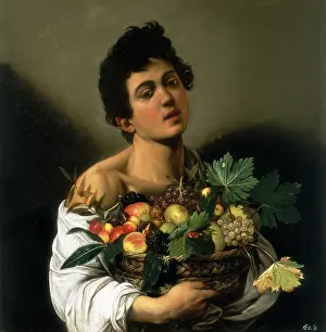 Caravaggio: Youth with a Basket of Fruit, by Caravaggio