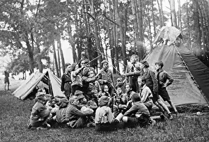 Sticks: Youth tent camp