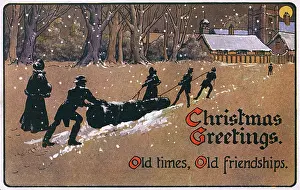 Lugging: Yule Log Lugged