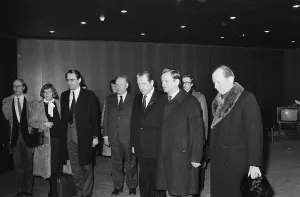 Attending: Yuri Andropov's funeral