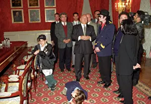 Honorary: Yuri Luzhkov and Michael Jackson, 1996