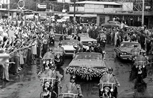 Motorcade: Yury Gagarin visits Cuba
