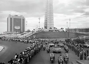 Motorcade: Yury Gagarin visits Cuba