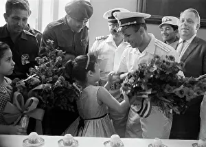 Cuban: Yury Gagarin visits Cuba