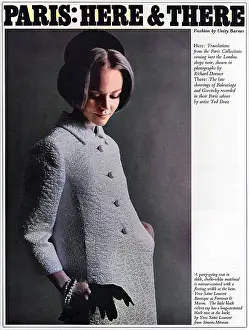 Ladylike: Yves St Laurent coat and hat