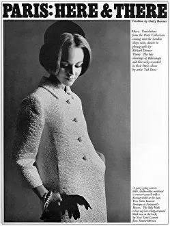 Ladylike: Yves St Laurent coat and hat
