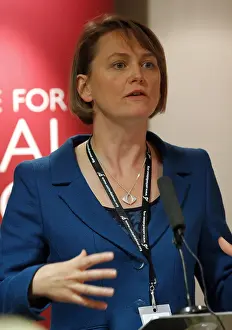 Blue Jacket: Yvette Cooper MP