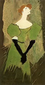 Clasped: Yvette Guilbert, by Toulouse-Lautrec