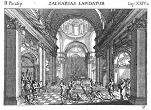 Stoned: Zacharias (Zechariah) (Hebrew Prophet) stoned