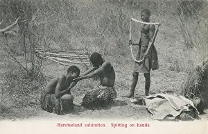 Spits: Zambia - Spitting on Hands Greeting