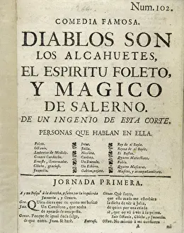 Writter: ZAMORA, Antonio de (1660-1728). Frontispiece