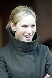 Zara: Zara Phillips at Cheltenham Racecourse