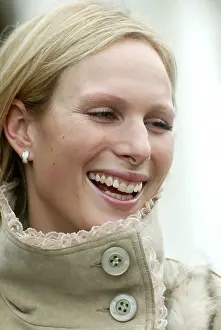 Zara: Zara Phillips at Cheltenham Racecourse