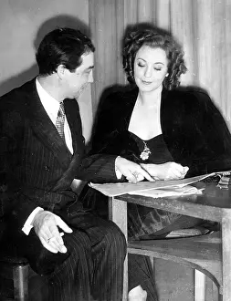 Request: Zarah Leander with Lothar Bruehne, 1939