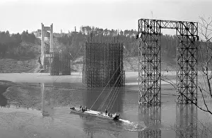 Krejci: Zdakov bridge - Orlik dam - construction