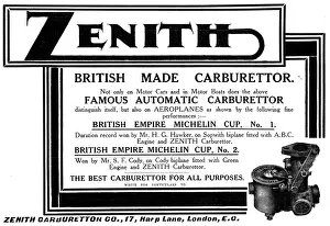 Carburetters: Zenith Aero-Engine Carburetters
