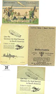 Timetables: Zeppelin airship - four items