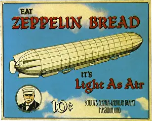 Blimp: Zeppelin in Clouds