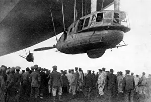 Zeppelins: Zeppelin L 59 takes off, 1917
