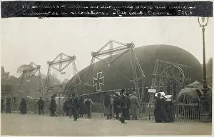 Grounded: The Zeppelin L49 on the ground