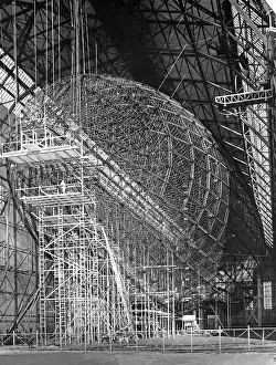 Baden Wuerttemberg: Zeppelin LZ 129 Hindenburg under construction