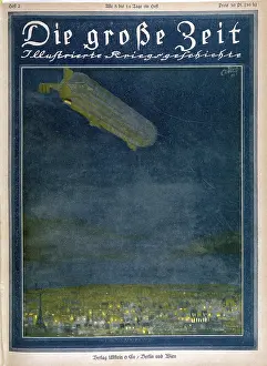 Menacingly: ZEPPELIN OVER PARIS 1914
