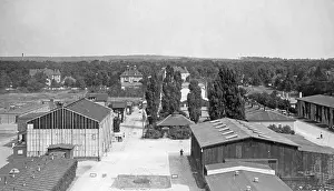 Neubabelsberg: Zeppelin over the Ufa studios in Neubabelsberg, 1929