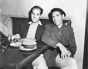 40 49: Zeppo and Chico Marx at the Brown Derby, where