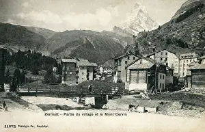 Cervin: Zermatt, Switzerland with view of the Matterhorn