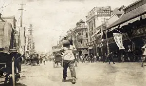 Shopfronts: Zhenjiang, China - street scene