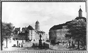 Maximilian: Ziethenplatz in Berlin, around 1830