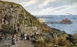 Zig-Zag Path and Pier, Folkestone, Kent