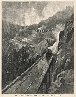 Viaducts: Zig-Zag railway in Australia