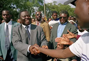 Harare: Zimbabwe, 2000: Opposition leader, Morgan Tsvangarai