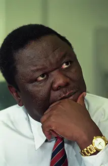 Harare: Zimbabwe, Harare, 2001: Leader of the Movement for