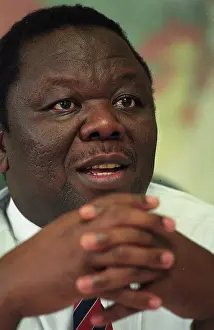 Harare: Zimbabwe, Harare, 2001: Leader of the Movement for