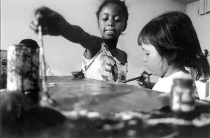 Harare: Zimbabwe, Harare, pre school, 1996. Photo Paul Weinberg