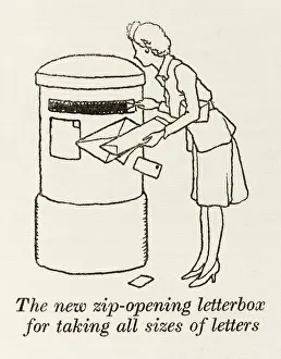 Letterbox: Zip opening letterbox - W H Robinson